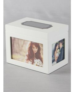 Guest Card Box, White