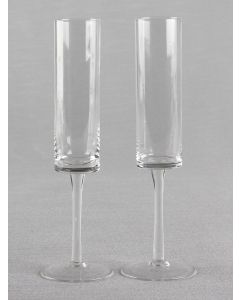 Cylinder Toasting Flutes Set 