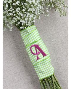 Country Check Bouquet Wrap