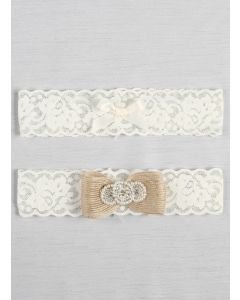 Savannah Bridal Garter Set