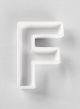 Letter Dish - F