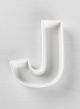 Letter Dish - J