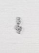 Silver Treble Clef Charm