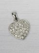 Pave Heart Charm