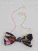 Tropic Palm Bow Tie Necklace