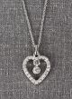 Flower Girl Heart Necklace