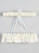 Embroidered Bridal Garter Set