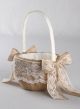 Country Romance Flower Girl Basket