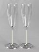 Pearl Stemmed Toasting Flutes 