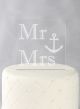 Mr & Mrs Acrylic Square Cake Top