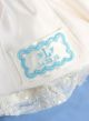 Monogram w/Date Dot Border Dress Label