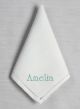 Embroidered Hemstich Handkerchief