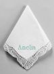Custom Embroidered Venise Handkerchief