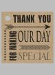 Our Special Day Favor Tag