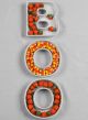 BOO Letter Dish Set