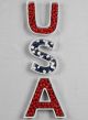 USA Letter Dish Set