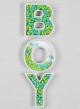 BOY Letter Dish Set