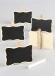 Chalkboard Clips w/Chalk