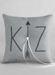 Initials & Arrow Canvas Ring Pillow