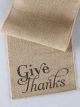 Give Thanks Printed Table Runner