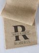 Bold Initial Table Runner
