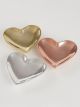 Heart Metallic Trinket Dish