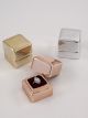Metallic Electroplate Ring Box