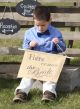 Here Comes The Bride Burlap Sign