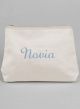 Novia Embroidered Cosmetic Bag