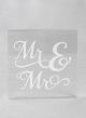 Mr. & Mr. Acrylic Square Cake Top