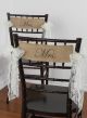 Mrs/Mrs Burlap Chair Sashes