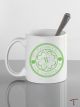 Initial Shamrock Mug