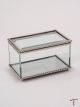 Rectangular Hinged Glass Box