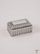 Beaded Antique Rectangle Jewelry Box - Small