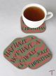 Tenereze Exclusive | Jolly Christmas Coasters - Set of 4