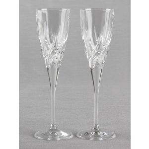 Italian Crystal Toasting Flutes